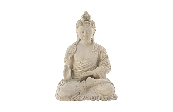 Phillips Collection Enchanting Buddha Sculpture in Roman Stone PH56710