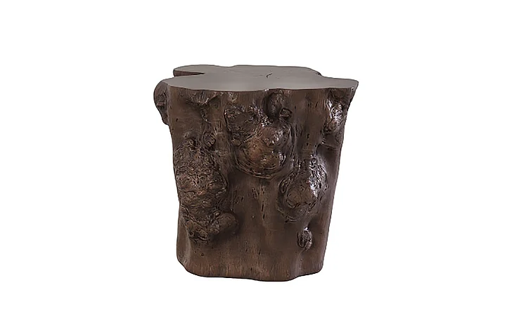 Phillips Log Side Table in Bronze PH56725