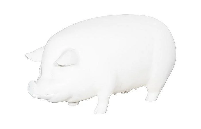 Phillips Collection Pig Standing Sculpture in Off White PH57266