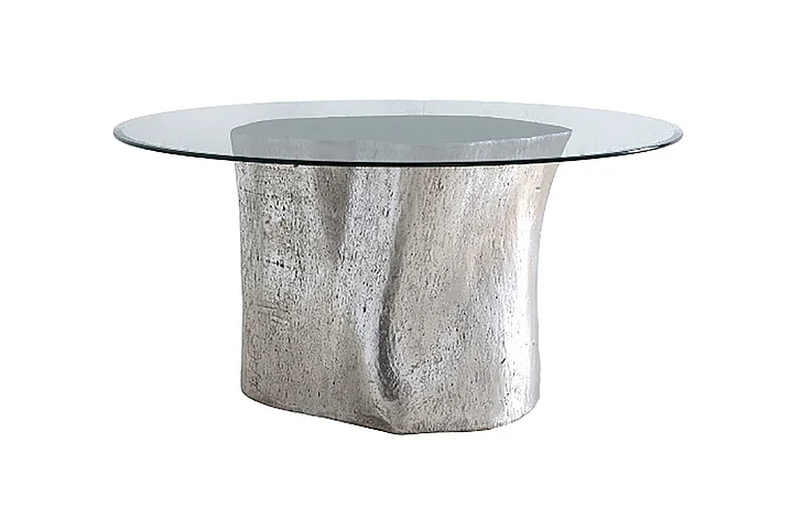 Phillips Log Dining Table in Silver PH57270