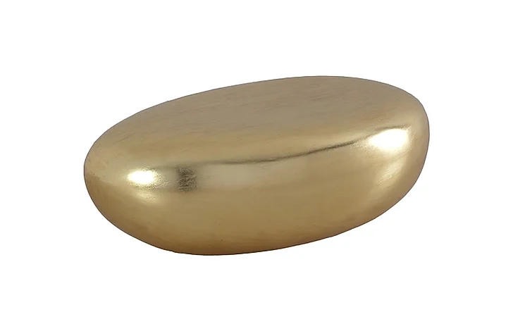 Phillips River Stone Small Coffee Table in Gold PH57483