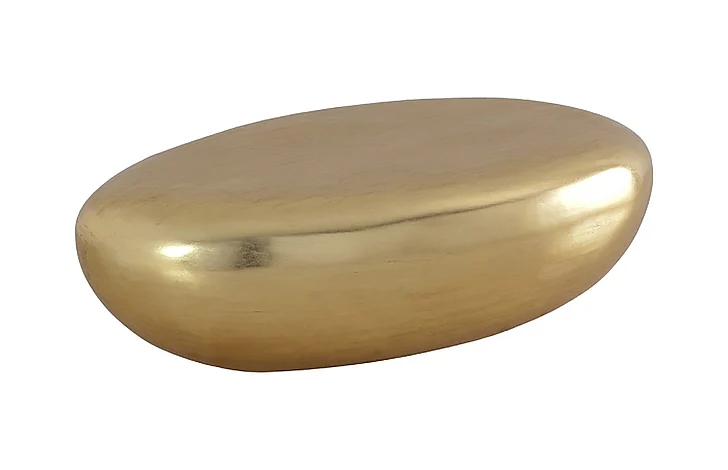 Phillips River Stone Large Coffee Table in Gold PH57485