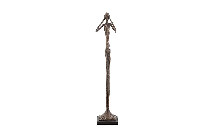 Phillips Collection Hear No Evil Small Skinny Sculpture in Bronze PH59234