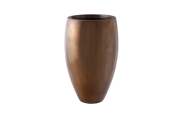 Phillips Collection Classic Medium Planter in Polished Bronze PH60379