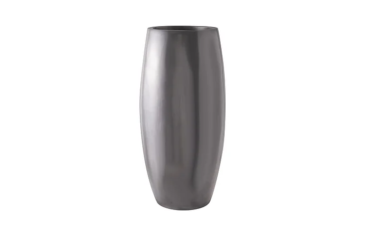 Phillips Collection Elonga Large Planter in Polished Aluminum PH60394