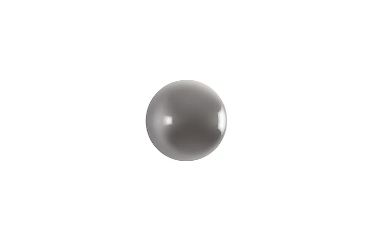 Phillips Collection Extra Small Ball on the Wall in Polished Aluminum PH60519