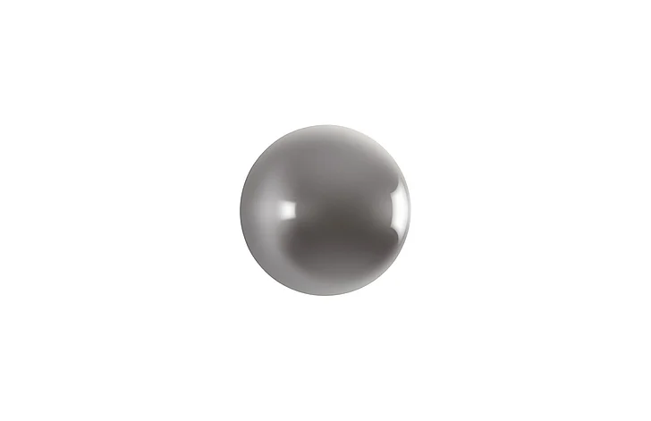 Phillips Collection Small Ball on the Wall in Gray PH60520