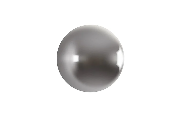 Phillips Collection Medium Ball on the Wall in Gray PH60521