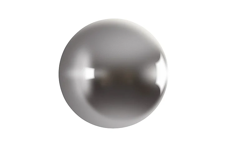 Phillips Collection Large Ball on the Wall in Gray PH60522