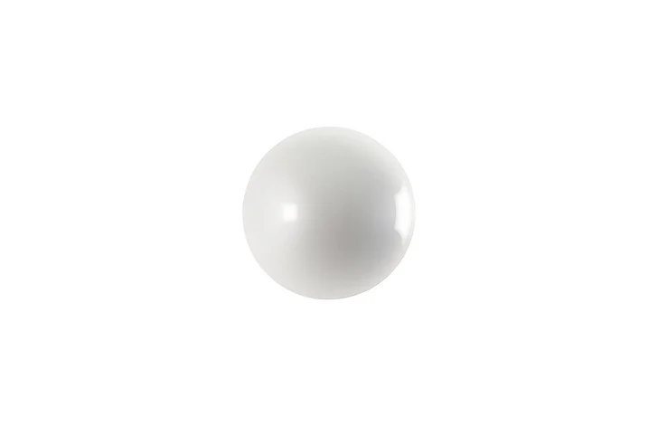 Phillips Collection Small Ball on the Wall in Pearl White PH60524
