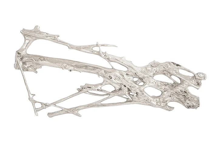 Phillips Collection Root Wall Art Large in Silver Leaf PH61030
