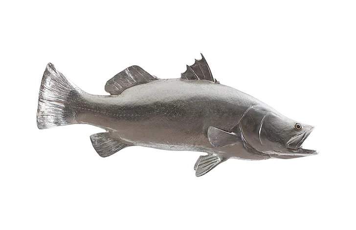 Phillips Collection Barramundi Wall Sculpture in Silver Leaf PH62414