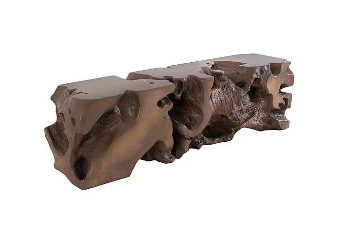 Phillips Collection Freeform Bench in Bronze PH62420