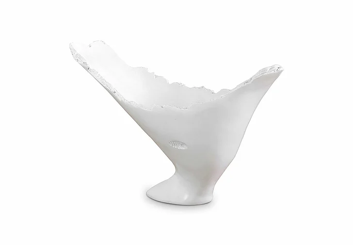 Phillips Collection Cast Naturals Burled Vase in White PH63144