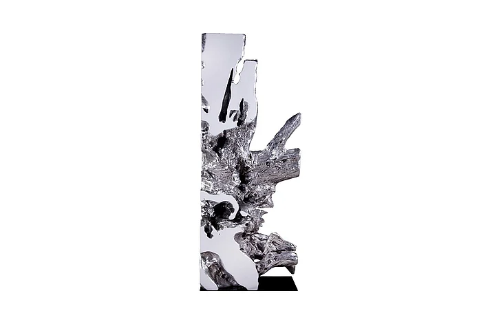 Phillips Collection Cast Naturals Freeform Sculpture in Glossy Lacquer/Silver Leaf PH63351