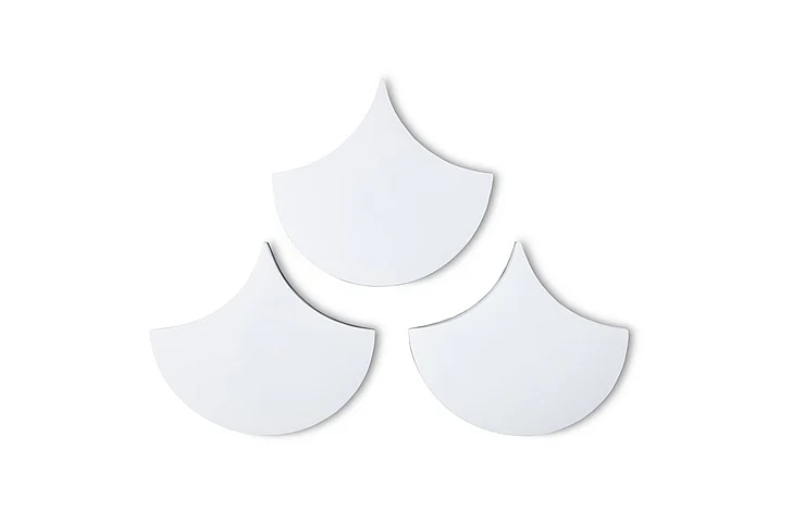 Phillips Collection Scales Wall Tile Set in White PH63664