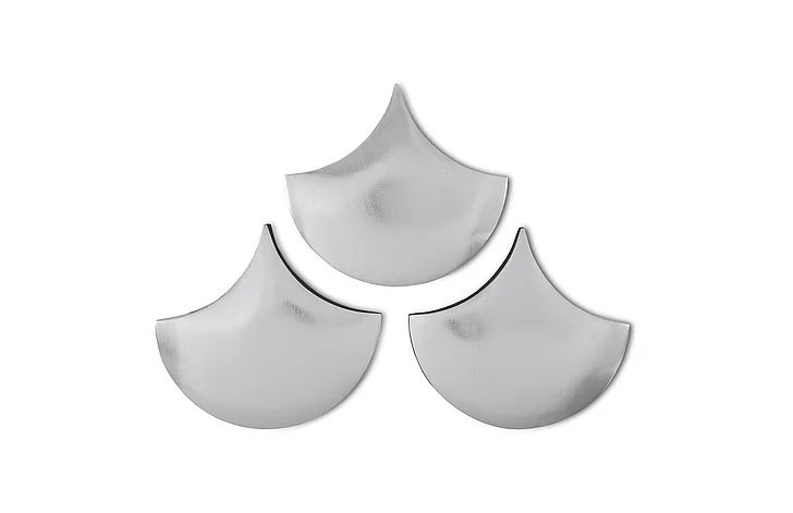 Phillips Collection Scales Wall Tile Set in Silver Leaf PH63665