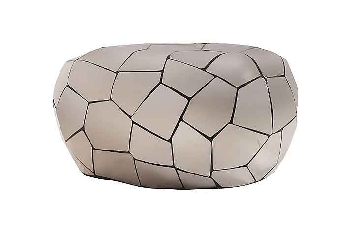 Phillips Crazy Cut Side Table in Silver PH64154