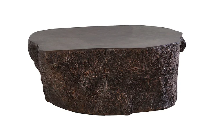 Phillips Collection Bark Coffee Table in Bronze PH64354