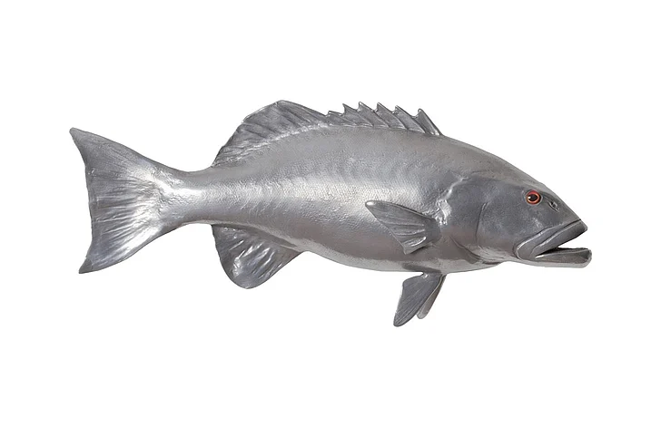 Phillips Collection Coral Trout Wall Sculpture in Polished Aluminum PH64544
