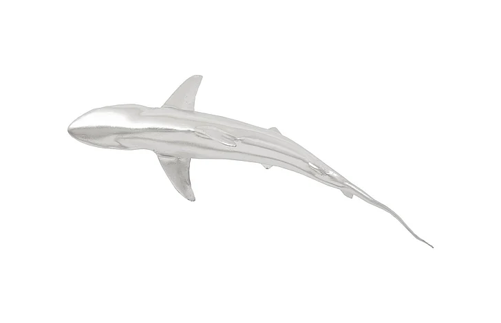 Phillips Collection Whaler Shark in Silver Leaf PH64545