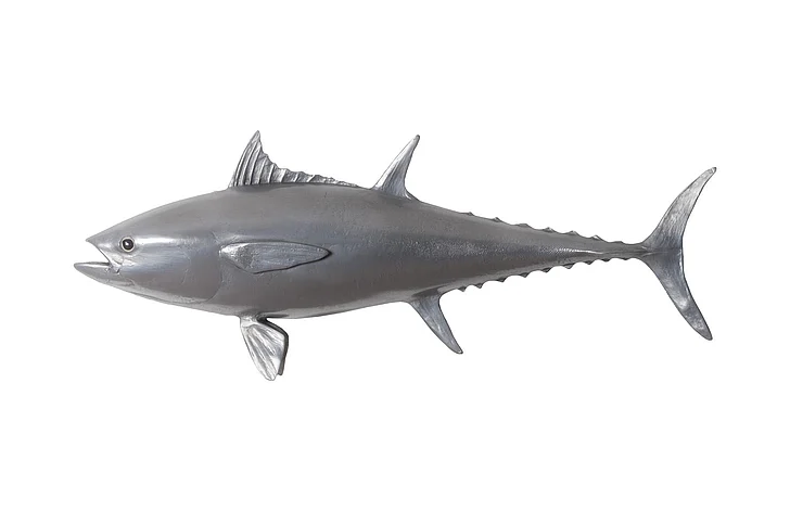 Phillips Collection Bluefin Tuna Wall Sculpture in Polished Aluminum PH64548