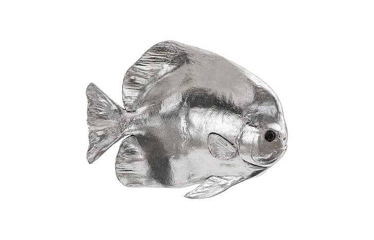 Phillips Collection Australian Wall Sculpture Bat Fish in Silver Leaf PH64557