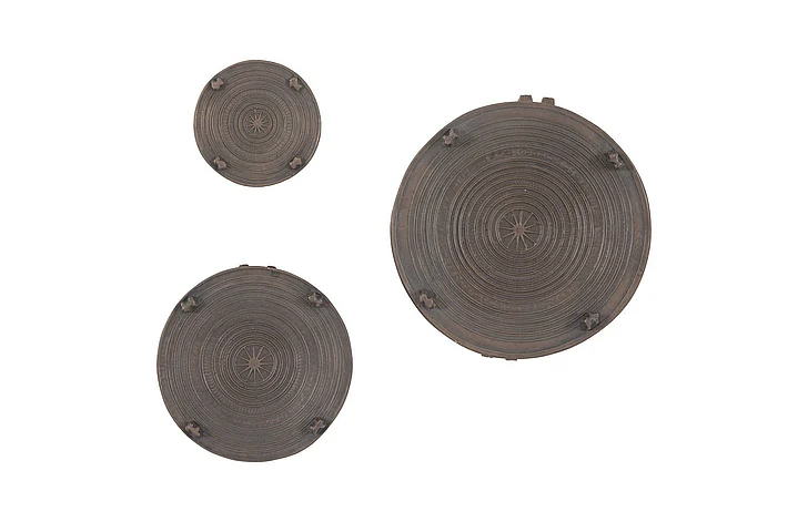 Phillips Collection Laotian Rain Drum Set in Bronze PH65319