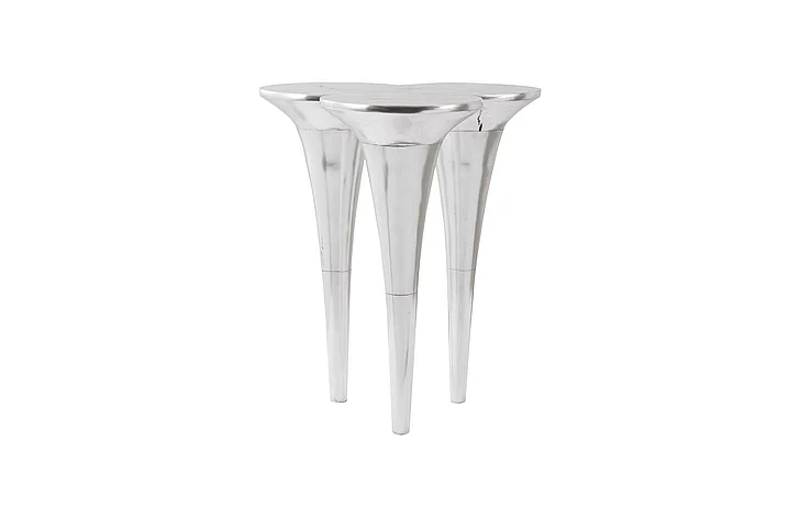 Phillips Collection Marley Bar Table in Silver Leaf PH66064