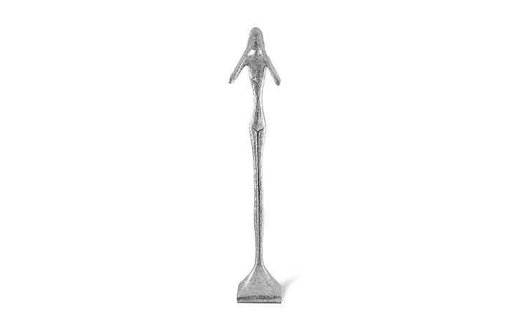 Phillips Collection See No Evil Large Skinny Sculpture in Silver Leaf PH66162