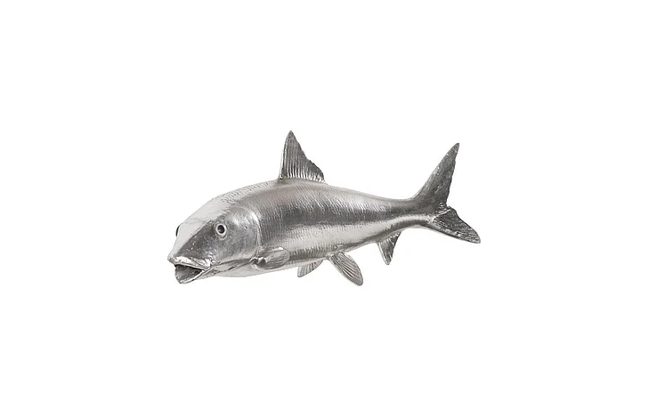 Phillips Collection Bonefish Wall Sculpture in Silver Leaf PH66835