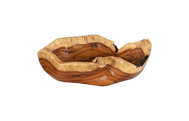 Phillips Collection Burled Bowl in Faux Wood PH66934