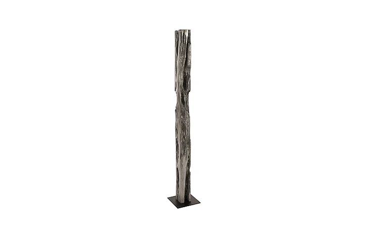Phillips Collection Medium Plinth Sculpture in Silver Leaf PH67441