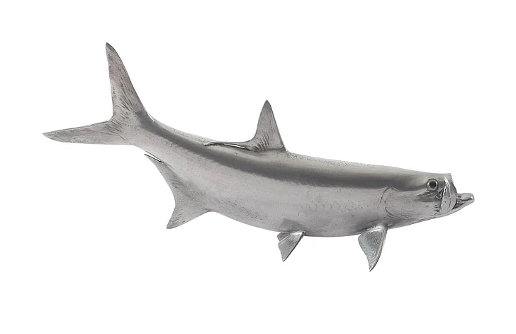 Phillips Collection Tarpon Wall Sculpture in Polished Aluminum PH67449