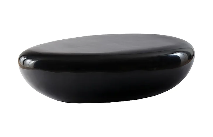 Phillips River Stone Large Coffee Table in Black PH67486