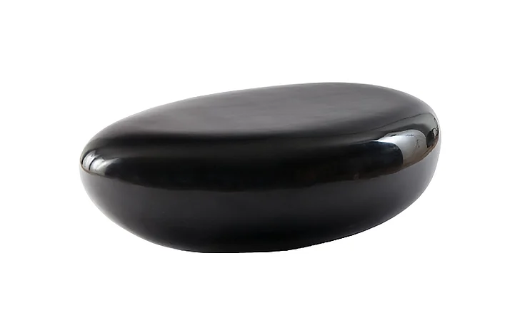 Phillips River Stone Small Coffee Table in Black PH67487