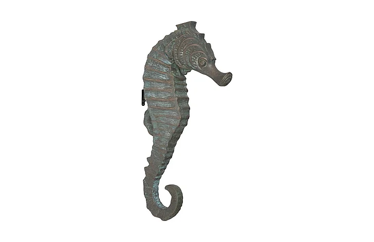 Phillips Collection Large Seahorse Wall Art in Bronze PH67553