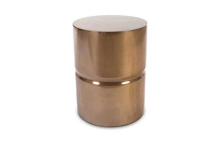 Phillips Collection Stacked Stool in Polished Bronze PH67655
