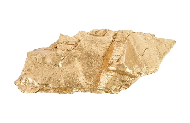 Phillips Collection Medium Boulder Shelf in Gold Leaf PH67773