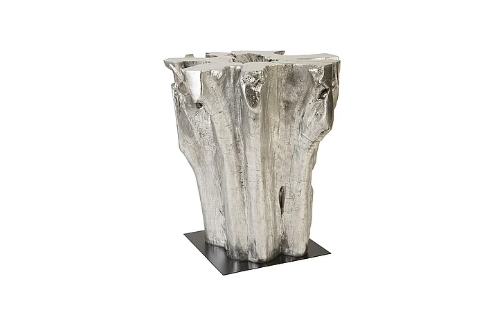 Phillips Collection Freeform Bar Table in Silver Leaf PH67964