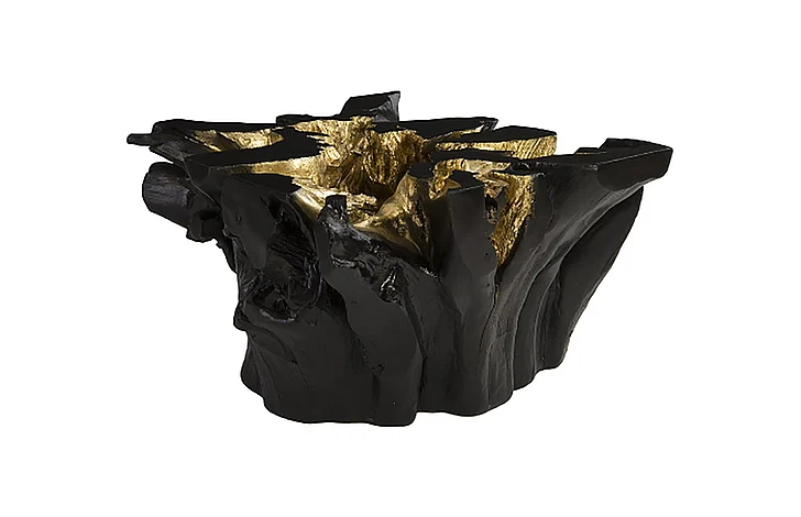 Phillips Agnes Root Coffee Table in Gold/Black PH67969