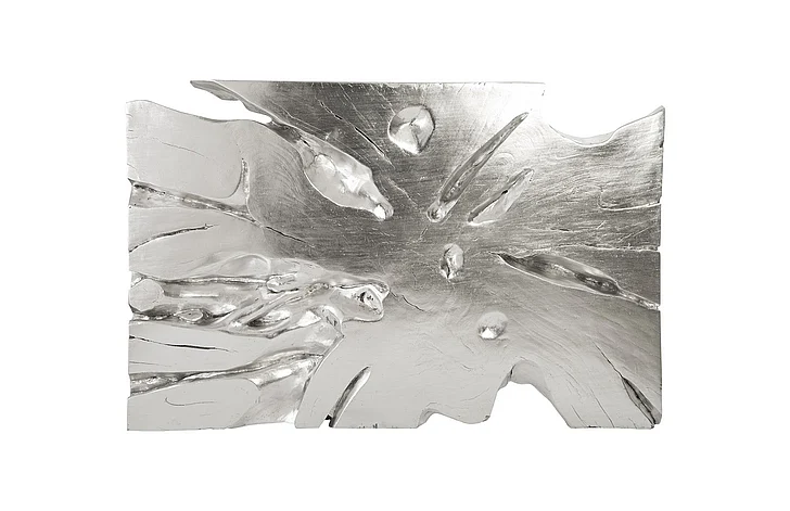Phillips Collection Freeform Large Wall Art in Silver Leaf PH67974