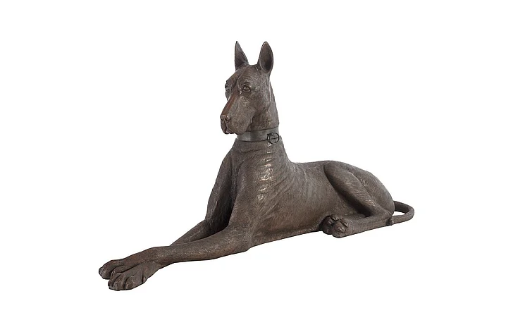 Phillips Collection Right Great Dane Sculpture in Bronze PH69974