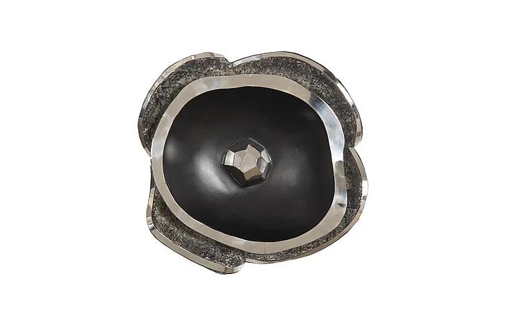 Phillips Collection Pen Shell Wall Art in Dark Brown/Stainless Steel PH75345