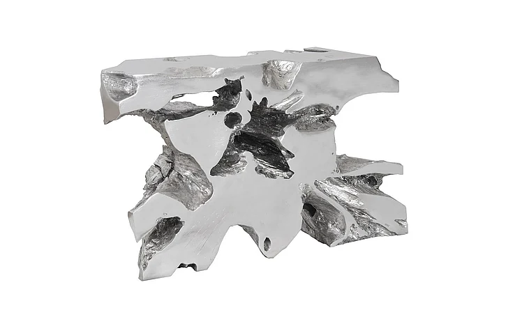 Phillips Collection Freeform Venice Console Table in Silver PH79110