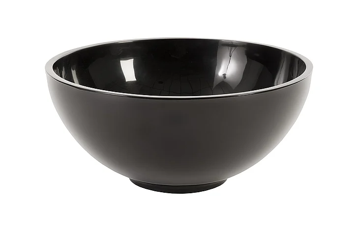 Phillips Collection Sulu Bowl in Gel Coat Black PH80631