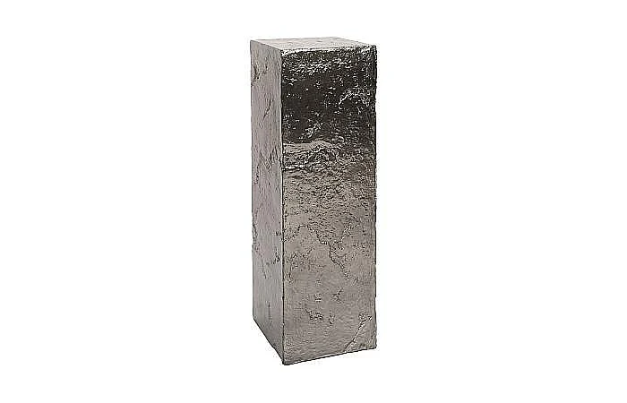 Phillips Collection Slate Pedestal Large in Liquid Silver PH80685