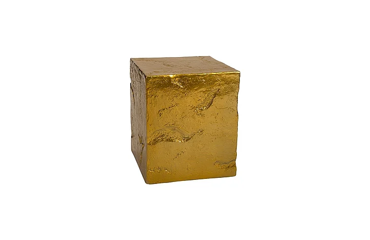 Phillips Collection Slate Small Pedestal in Liquid Gold PH80688