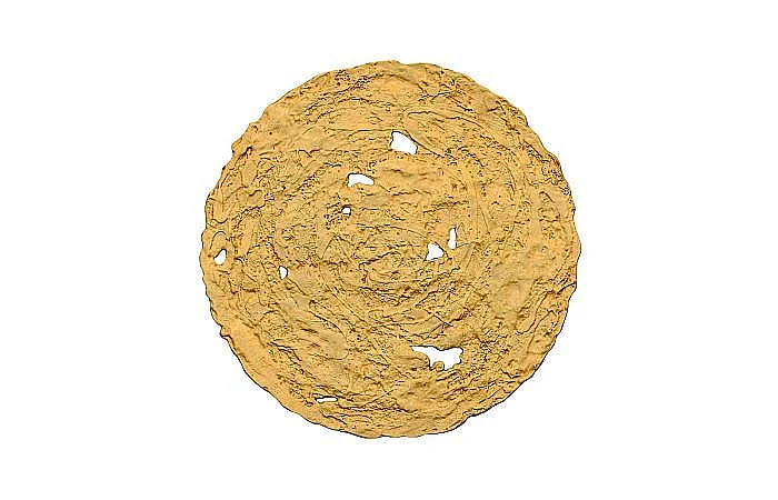 Phillips Collection Molten Medium Wall Disc in Gold Leaf PH83140