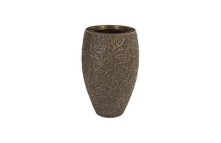 Phillips Collection String Theory Small Planter in Polished Bronze PH83550